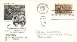 Lincoln Sesquicentennial Series First Day Cover