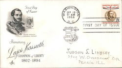 Honoring Lajos Kossuth First Day Covers First Day Cover First Day Cover First Day Cover