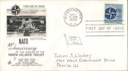 NATO - 10th Anniversary of the Signing of the North Atlantic Treaty First Day Covers First Day Cover First Day Cover First Day Cover