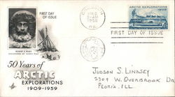 50 Years of Arctic Exploration 1909-1959 First Day Covers First Day Cover First Day Cover First Day Cover