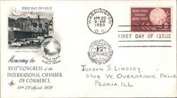 Honoring the XVIIth Congress of the International Chamber of Congress First Day Covers First Day Cover First Day Cover First Day Cover