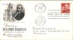 Honoring Benjamin Harrison, 23rd President of the United States First Day Covers First Day Cover First Day Cover First Day Cover