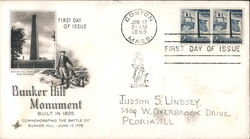 Bunker Hill Monument - Built in 1825 First Day Covers First Day Cover First Day Cover First Day Cover