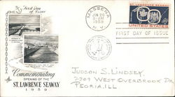 Commemorating Opening of the St. Lawrence Seaway 1959 First Day Cover