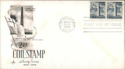 Coil Stamp Liberty Series Block of Stamps First Day Covers First Day Cover First Day Cover First Day Cover