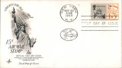 15 Cent Air Mail Stamp First Day Covers First Day Cover First Day Cover First Day Cover