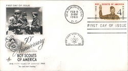 50th Anniversary of Boy Scouts of America First Day Covers First Day Cover First Day Cover First Day Cover