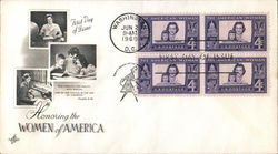 Honoring the Women of America Block of Stamps First Day Covers First Day Cover First Day Cover First Day Cover