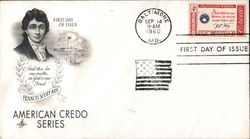 Francis Scott Key - American Credo Series First Day Cover