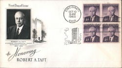 Honoring Robert A. Taft Block of Stamps First Day Covers First Day Cover First Day Cover First Day Cover