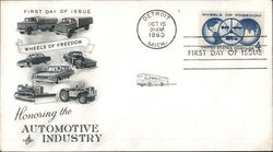 Honoring the Automotive Industry - Wheels of Freedom First Day Covers First Day Cover First Day Cover First Day Cover