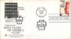 Centennial of the Boy's Clubs of America Movement 1860-1960 First Day Covers First Day Cover First Day Cover First Day Cover