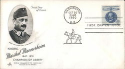 Honoring Marshall Mannerheim, 1867-1951, Champion of Liberty First Day Covers First Day Cover First Day Cover First Day Cover