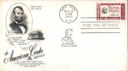 American Credo Series A. Lincoln First Day Covers First Day Cover First Day Cover First Day Cover