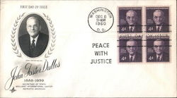 John Foster Dulles 1888-1959 Block of Stamps First Day Covers First Day Cover First Day Cover First Day Cover