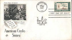 American Credo Series First Day Covers First Day Cover First Day Cover First Day Cover