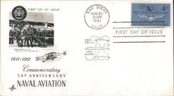 Commemorating 50th Anniversary Naval Aviation, 1911-1961 First Day Covers First Day Cover First Day Cover First Day Cover