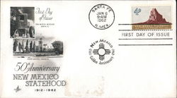 50th Anniversary New Mexico Statehood 1912-1962 First Day Cover