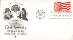 50th Anniversary of Girl Scouts of the United States of America First Day Covers First Day Cover First Day Cover First Day Cover