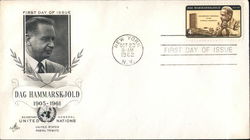 Dag Hammarskjold 1905-1961 First Day Covers First Day Cover First Day Cover First Day Cover