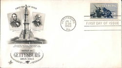 Battle of Gettysburg 1863-1963 First Day Cover