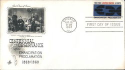 Centennial Observance of the Emancipation Proclamation 1863-1963 First Day Cover