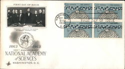 100th Anniversary National Academy of Sciences Block of Stamps First Day Covers First Day Cover First Day Cover First Day Cover