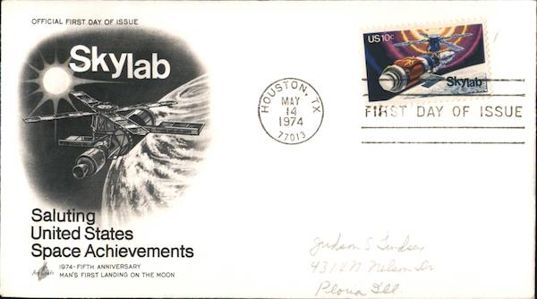 Skylab - Saluting United States Space Achievements First Day Covers ...