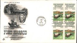 200th Anniversary of Fort Harrod Block of Stamps First Day Covers First Day Cover First Day Cover First Day Cover