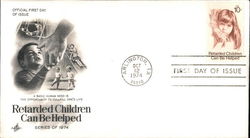 Retarded Children Can Be Helped Series of 1974 First Day Cover