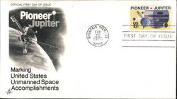 Pioneer Jupiter - Marking United States Unmanned Space Accomplishments First Day Covers First Day Cover First Day Cover First Day Cover