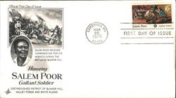 Honoring Salem Poor - Gallant Soldier First Day Covers First Day Cover First Day Cover First Day Cover