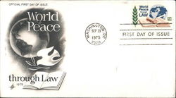 World Peace through Law First Day Covers First Day Cover First Day Cover First Day Cover