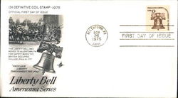 13¢ Definitive Coil Stamp 1975 - Liberty Bell Americana Series First Day Covers First Day Cover First Day Cover First Day Cover