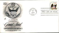 Great Seal of the United States of America - 13¢ Definitive Issue 1975 First Day Covers First Day Cover First Day Cover First Day Cover