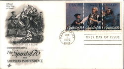 Commemorating the "Spirit of 76" and American Independence First Day Covers First Day Cover First Day Cover First Day Cover