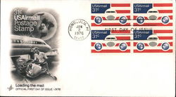 31C US Airmail Postage Stamp Block of Stamps First Day Covers First Day Cover First Day Cover First Day Cover