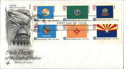 State Flags of the United States Block of Stamps First Day Covers First Day Cover First Day Cover First Day Cover