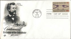 Centennial Birthday of the Telephone 1876-1976 First Day Covers First Day Cover First Day Cover First Day Cover