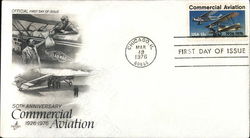 50th Anniversary of Commercial Aviation 1926-1976 First Day Covers First Day Cover First Day Cover First Day Cover