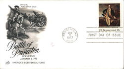 Battle of Princeton New Jersey January 3, 1777 First Day Covers First Day Cover First Day Cover First Day Cover