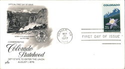 Colorado Statehood First Day Covers First Day Cover First Day Cover First Day Cover