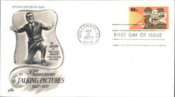 50th Anniversary Talking Pictures 1927-1977 First Day Cover