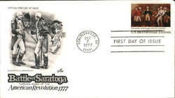 Battle of Saratoga - Turning Point of the American Revolution 1777 First Day Cover