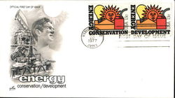 Energy Conservation/Development Block of Stamps First Day Covers First Day Cover First Day Cover First Day Cover