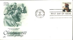 Season's Greetings Christmas 1977 First Day Covers First Day Cover First Day Cover First Day Cover