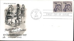 People's Right to Petition for Redress - 10¢ Definitive Issue 1977 - Americana Series First Day Covers First Day Cover First Day First Day Cover