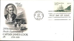 200th Anniversary Pacific Explorations Captain James Cook 1778-1978 First Day Covers First Day Cover First Day Cover First Day Cover