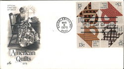 American Quilts 1978 First Day Covers First Day Cover First Day Cover First Day Cover