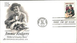 Jimmie Rodgers - Father of Country Music First Day Cover